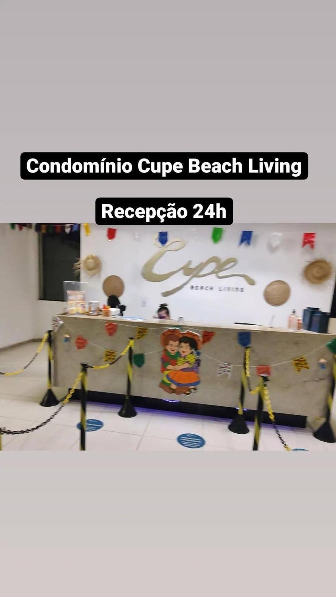 Luxuoso Flat 3 Quartos, Terreo, No Cupe Beach Living - Beira Mar De Pôrto das Galinhas Екстериор снимка