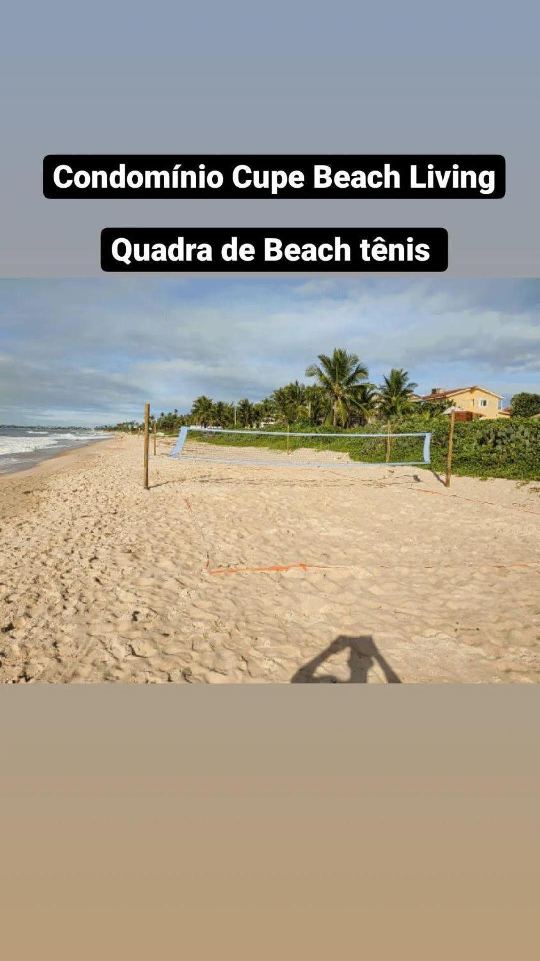 Luxuoso Flat 3 Quartos, Terreo, No Cupe Beach Living - Beira Mar De Pôrto das Galinhas Екстериор снимка