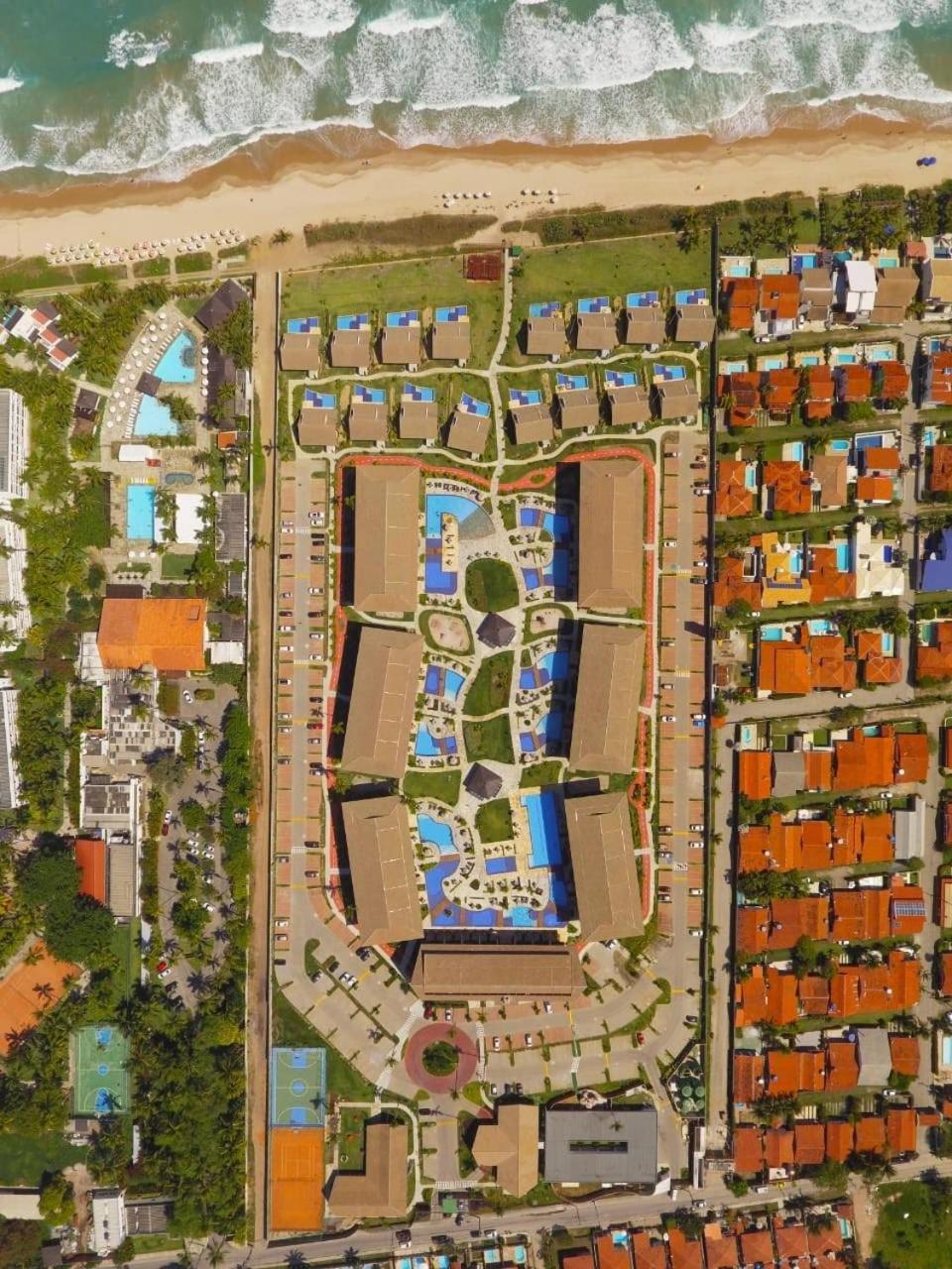 Luxuoso Flat 3 Quartos, Terreo, No Cupe Beach Living - Beira Mar De Pôrto das Galinhas Екстериор снимка