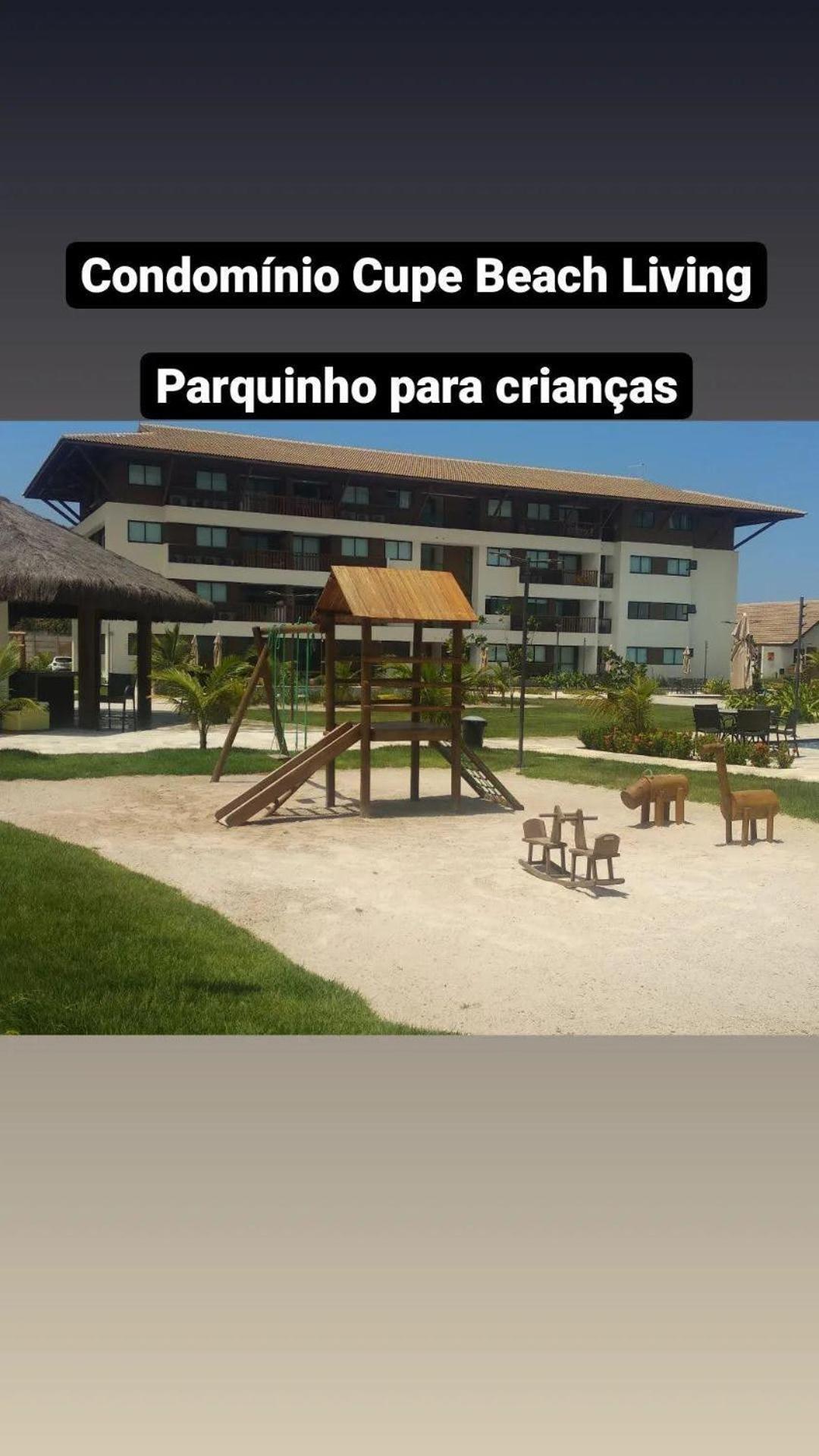 Luxuoso Flat 3 Quartos, Terreo, No Cupe Beach Living - Beira Mar De Pôrto das Galinhas Екстериор снимка