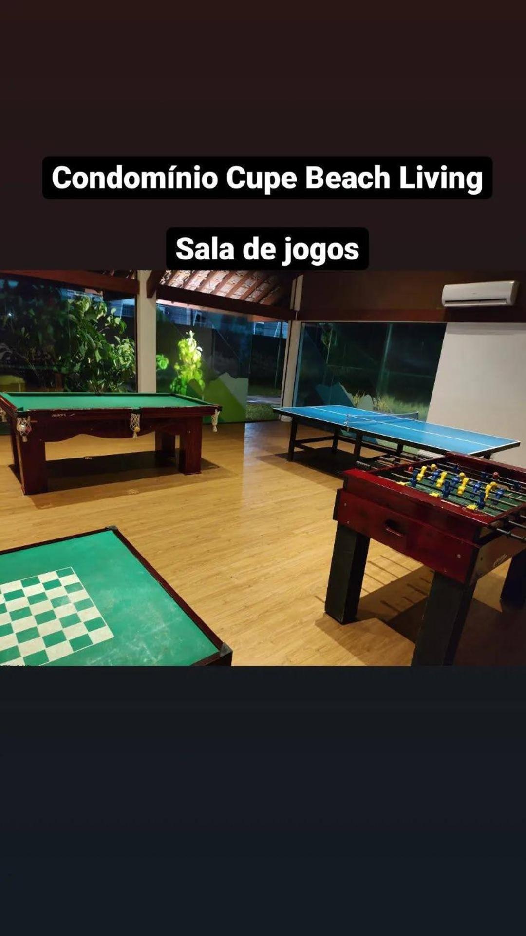 Luxuoso Flat 3 Quartos, Terreo, No Cupe Beach Living - Beira Mar De Pôrto das Galinhas Екстериор снимка