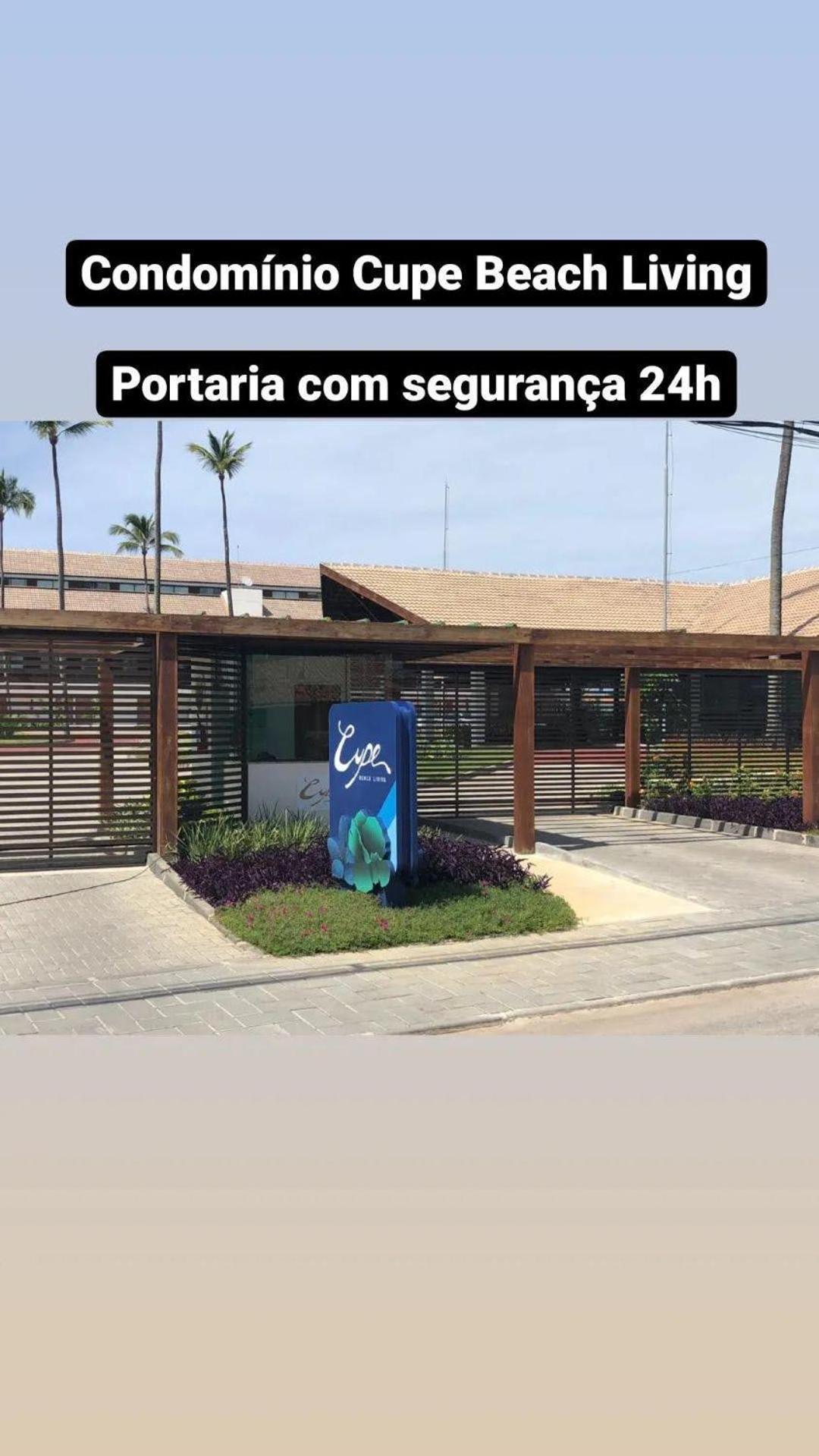 Luxuoso Flat 3 Quartos, Terreo, No Cupe Beach Living - Beira Mar De Pôrto das Galinhas Екстериор снимка