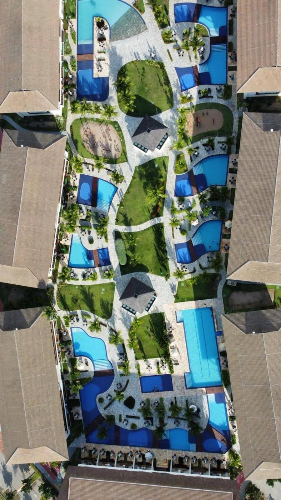Luxuoso Flat 3 Quartos, Terreo, No Cupe Beach Living - Beira Mar De Pôrto das Galinhas Екстериор снимка